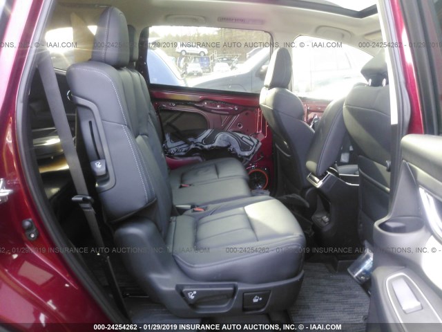 4S4WMALD6K3423780 - 2019 SUBARU ASCENT LIMITED RED photo 8