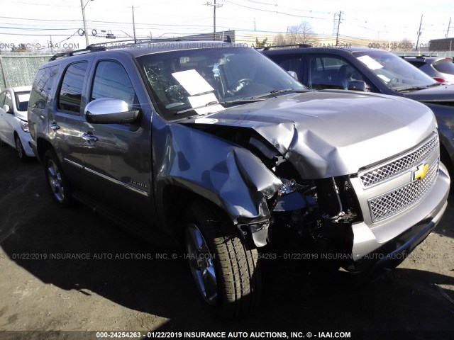 1GNSKCE02CR247962 - 2012 CHEVROLET TAHOE K1500 LTZ GRAY photo 1