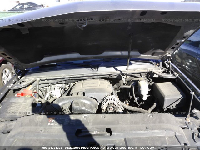 1GNSKCE02CR247962 - 2012 CHEVROLET TAHOE K1500 LTZ GRAY photo 10