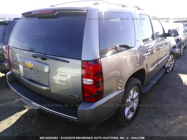 1GNSKCE02CR247962 - 2012 CHEVROLET TAHOE K1500 LTZ GRAY photo 4