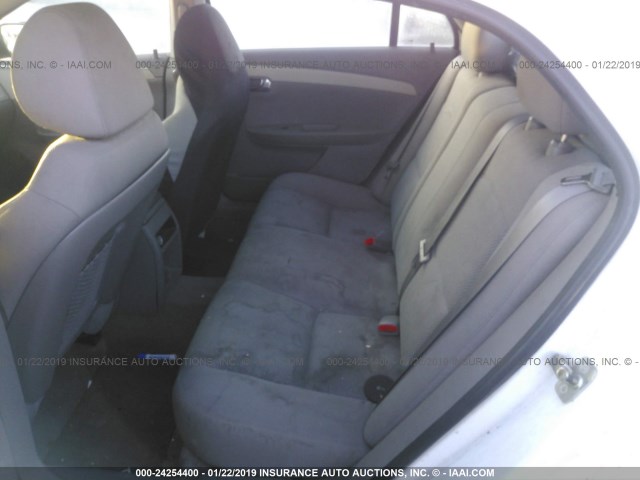 1G1ZA5EU3BF349143 - 2011 CHEVROLET MALIBU LS WHITE photo 8