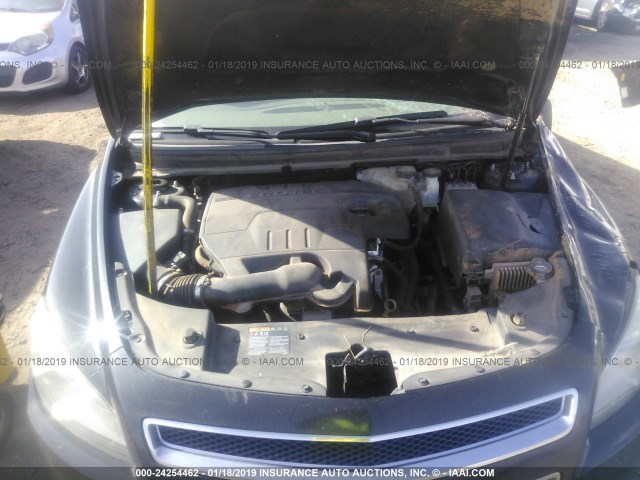 1G1ZB5E03CF100451 - 2012 CHEVROLET MALIBU LS BLACK photo 10