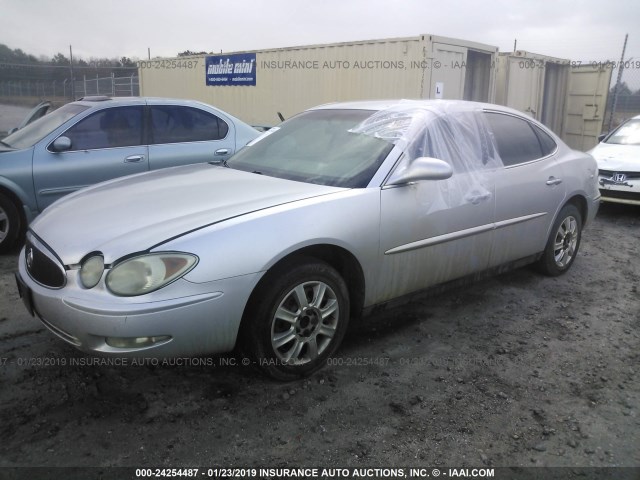 2G4WC532851256454 - 2005 BUICK LACROSSE CX SILVER photo 2