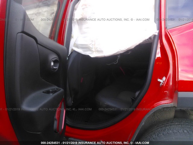 ZACCJBCT6GPC65988 - 2016 JEEP RENEGADE TRAILHAWK RED photo 8