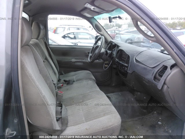 5TBJT32115S468173 - 2005 TOYOTA TUNDRA GRAY photo 5