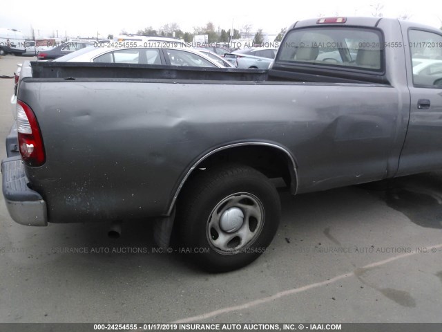 5TBJT32115S468173 - 2005 TOYOTA TUNDRA GRAY photo 6