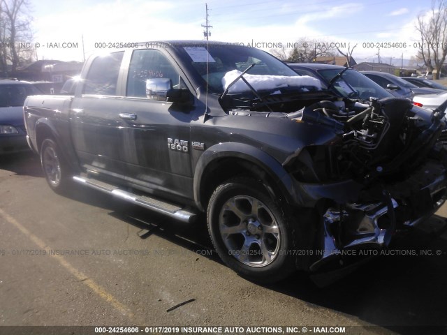 1C6RR7NT5GS357043 - 2016 RAM 1500 LARAMIE GRAY photo 1