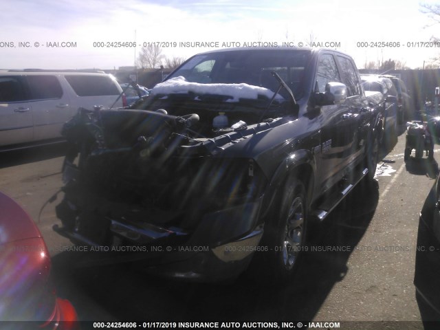 1C6RR7NT5GS357043 - 2016 RAM 1500 LARAMIE GRAY photo 2