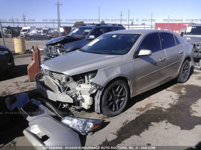 1G11C5SL0FF280193 - 2015 CHEVROLET MALIBU 1LT 棕色 照片 2