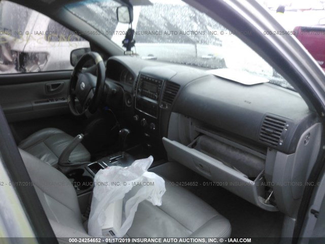 KNDJC736575694282 - 2007 KIA SORENTO EX/LX SILVER photo 5