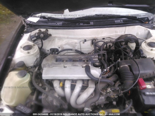 1NXBR12E6WZ115809 - 1998 TOYOTA COROLLA VE/CE/LE WHITE photo 10