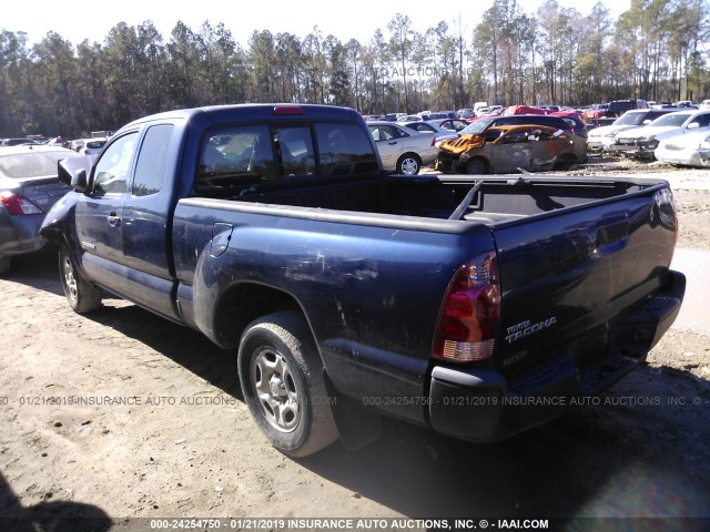 5TETX22N77Z354010 - 2007 TOYOTA TACOMA ACCESS CAB ნაცრისფერი ფოტო 3