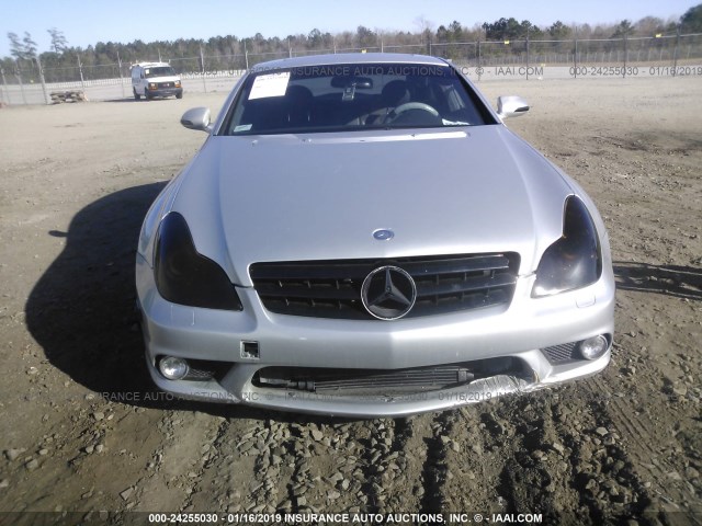 WDDDJ76X26A020366 - 2006 MERCEDES-BENZ CLS 55 AMG SILVER photo 6