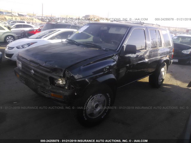 JN8HD17Y3SW052834 - 1995 NISSAN PATHFINDER LE/SE/XE BLACK photo 2