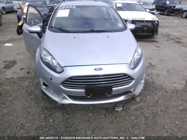 3FADP4AJ9JM124266 - 2018 FORD FIESTA S SILVER photo 6