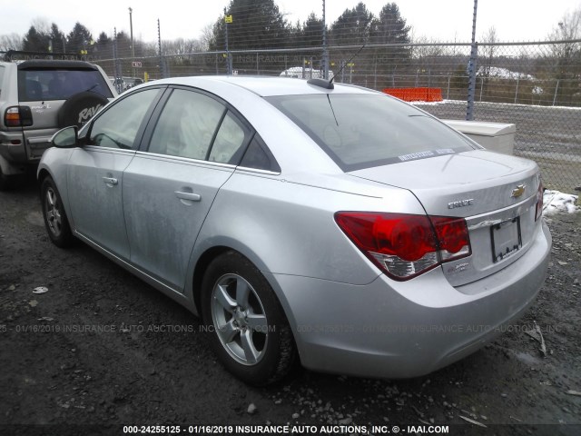 1G1PE5SB4G7102729 - 2016 CHEVROLET CRUZE LIMITED LT SILVER photo 3