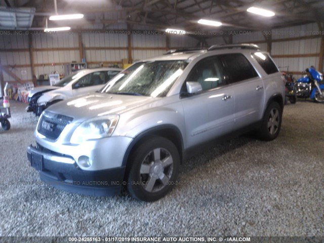 1GKER33727J102608 - 2007 GMC ACADIA SLT-2 SILVER photo 2