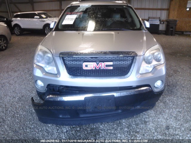 1GKER33727J102608 - 2007 GMC ACADIA SLT-2 SILVER photo 6