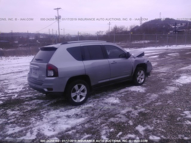 1C4NJDEB1GD586585 - 2016 JEEP COMPASS LATITUDE GRAY photo 4