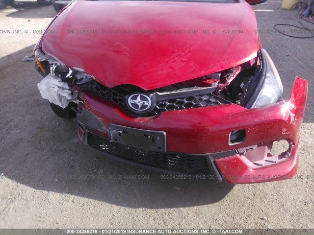 JTNKARJE0GJ506657 - 2016 TOYOTA SCION IM RED photo 6