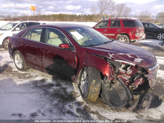 1G11C5SL5FF150250 - 2015 CHEVROLET MALIBU 1LT MAROON photo 1