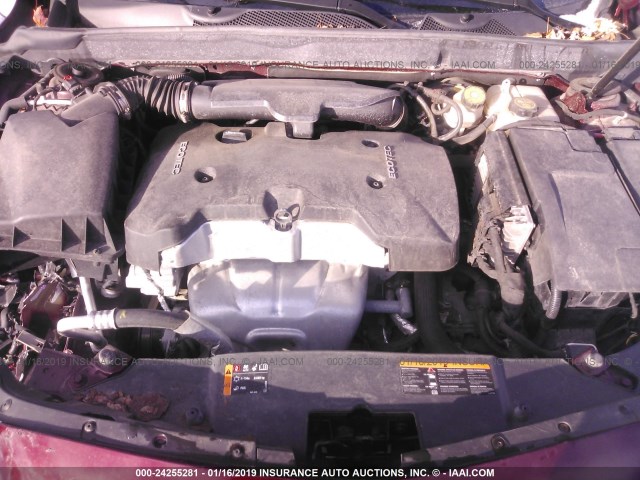 1G11C5SL5FF150250 - 2015 CHEVROLET MALIBU 1LT MAROON photo 10