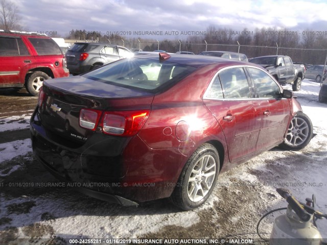 1G11C5SL5FF150250 - 2015 CHEVROLET MALIBU 1LT MAROON photo 4