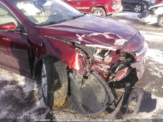 1G11C5SL5FF150250 - 2015 CHEVROLET MALIBU 1LT MAROON photo 6
