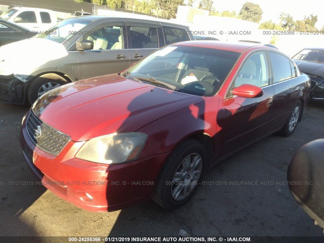 1N4AL11D06N357022 - 2006 NISSAN ALTIMA S/SL RED photo 2