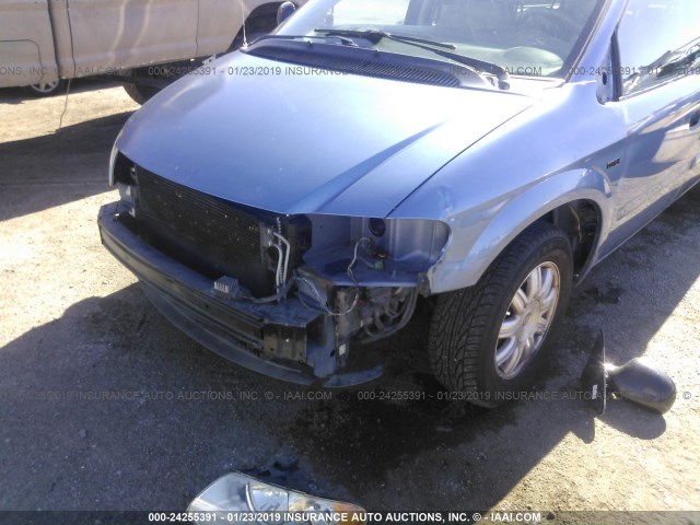 2A4GP54L67R279637 - 2007 CHRYSLER TOWN & COUNTRY TOURING BLUE photo 6