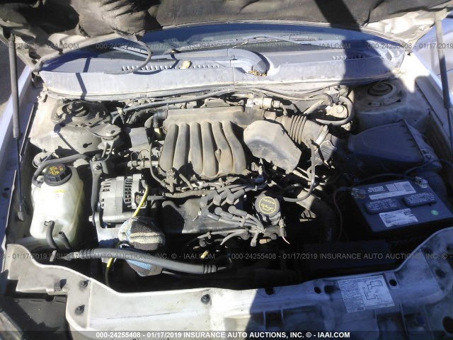 1FAFP55243A181184 - 2003 FORD TAURUS SES SILVER photo 10