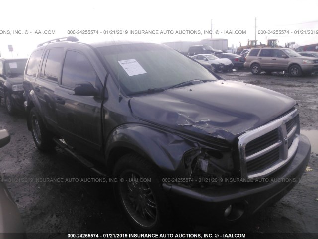 1D4HB48D34F137385 - 2004 DODGE DURANGO SLT GRAY photo 1