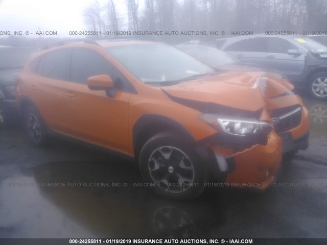 JF2GTADC0J8349633 - 2018 SUBARU CROSSTREK PREMIUM ORANGE photo 1