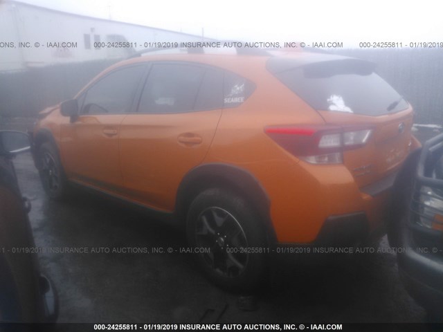 JF2GTADC0J8349633 - 2018 SUBARU CROSSTREK PREMIUM ORANGE photo 3