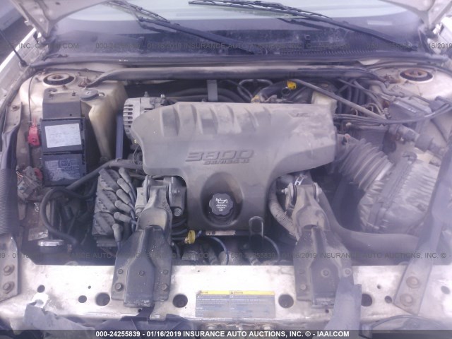 2G1WH55K039279673 - 2003 CHEVROLET IMPALA LS 白色 照片 10