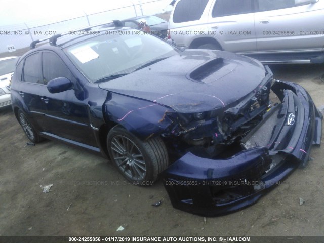 JF1GR7E68EG225054 - 2014 SUBARU IMPREZA WRX BLUE photo 1