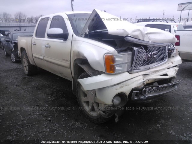 3GTP2XE29BG213054 - 2011 GMC SIERRA K1500 DENALI WHITE photo 1