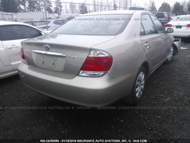 4T1BE32K16U664086 - 2006 TOYOTA CAMRY LE/XLE/SE BEIGE photo 4