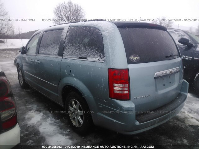 2A4RR5D10AR343910 - 2010 CHRYSLER TOWN & COUNTRY TOURING BLUE photo 3