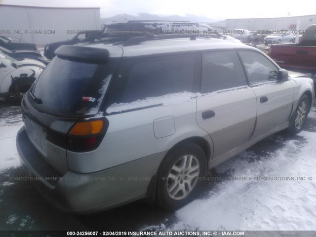 4S3BH675637648279 - 2003 SUBARU LEGACY OUTBACK AWP SILVER photo 4