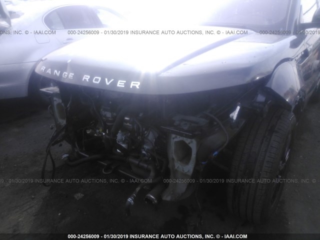 SALVP2BG9GH147980 - 2016 LAND ROVER RANGE ROVER EVOQU SE BLACK photo 6