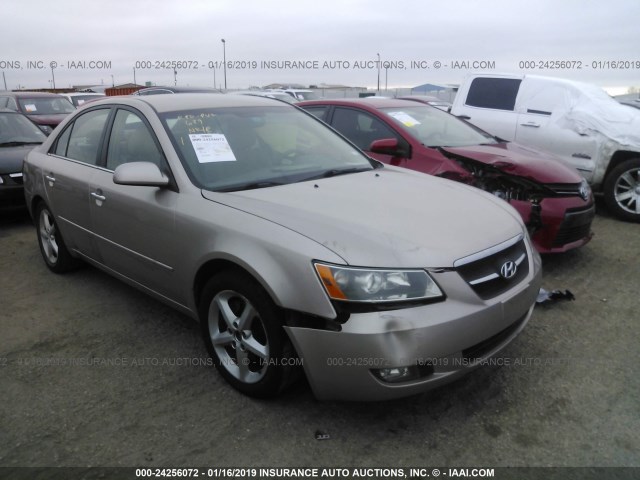 5NPEU46F08H350966 - 2008 HYUNDAI SONATA SE/LIMITED TAN photo 1