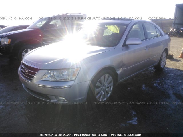 5NPEU46F19H466288 - 2009 HYUNDAI SONATA SE/LIMITED SILVER photo 2