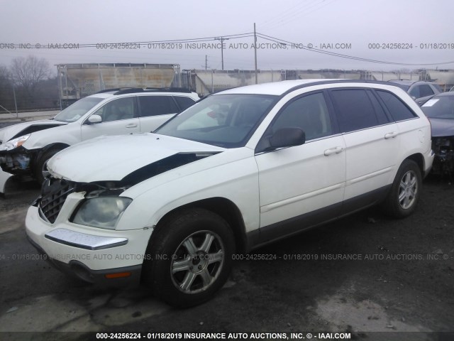 2A4GM684X6R839028 - 2006 CHRYSLER PACIFICA TOURING WHITE photo 2
