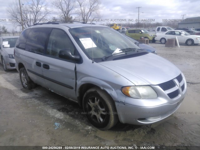 1D4GP25R93B325934 - 2003 DODGE CARAVAN SE SILVER photo 1