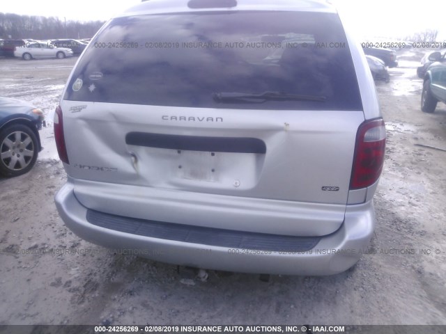 1D4GP25R93B325934 - 2003 DODGE CARAVAN SE SILVER photo 6