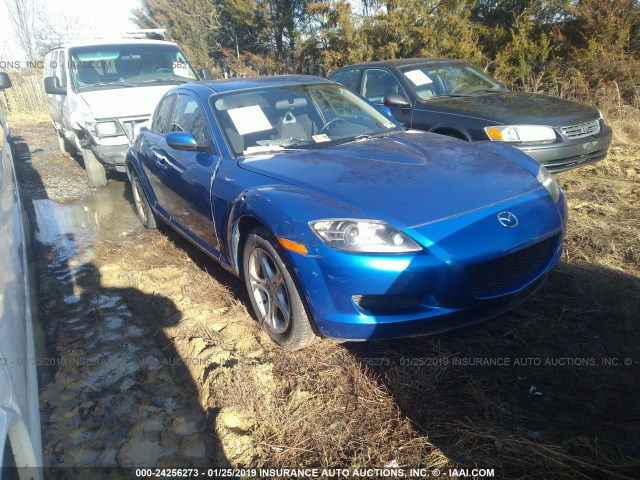 JM1FE17N540123947 - 2004 MAZDA RX8 BLUE photo 1