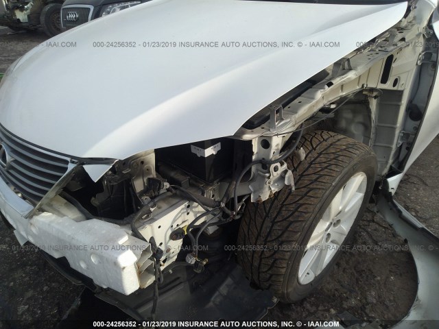 JTHBJ46GX72140023 - 2007 LEXUS ES WHITE photo 6