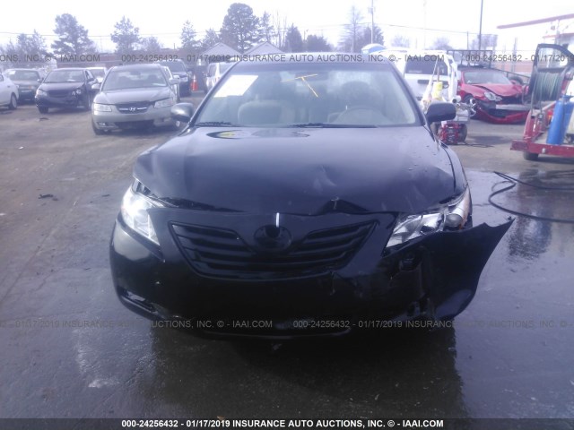 4T1BE46K07U696612 - 2007 TOYOTA CAMRY NEW GENERAT CE/LE/XLE/SE BLACK photo 6