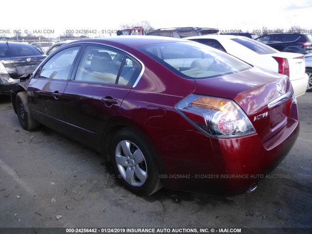 1N4AL21EX7N442708 - 2007 NISSAN ALTIMA 2.5/2.5S BURGUNDY photo 3